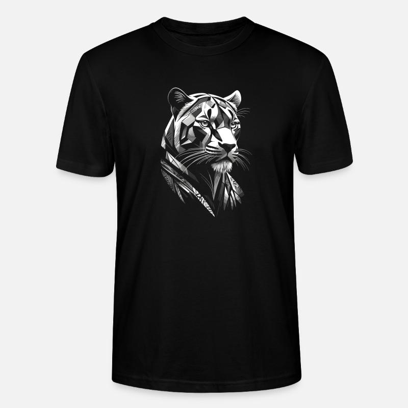 Moderner - Panther - Stanley/Stella Unisex Bio-T-Shirt CRAFTER - Schwarz
