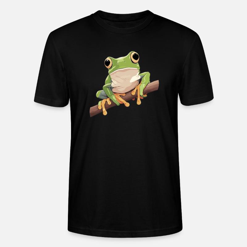 Rainette Baumfrösche Baumfrosch - T-shirt bio CRAFTER Stanley Stella Unisexe - noir