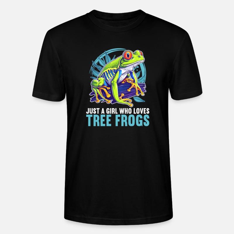 Rainette Baumfrösche Baumfrosch - T-shirt bio CRAFTER Stanley Stella Unisexe - noir