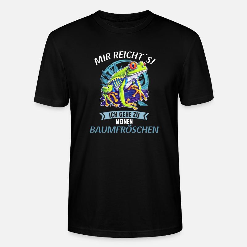 Rainette Baumfrösche Baumfrosch - T-shirt bio CRAFTER Stanley Stella Unisexe - noir