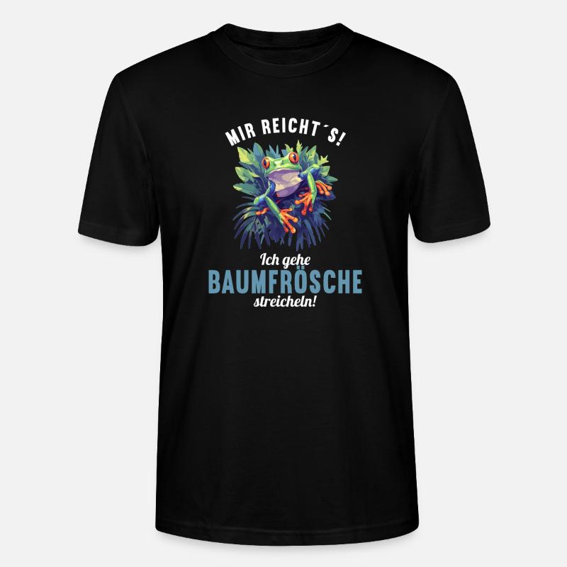 Rainette Baumfrösche Baumfrosch - T-shirt bio CRAFTER Stanley Stella Unisexe - noir