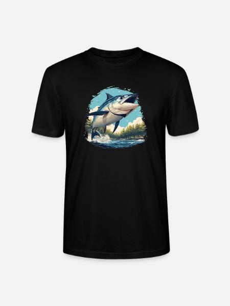 Tuna Thunfische Thunfisch - Stanley/Stella Unisex Bio-T-Shirt CRAFTER - Schwarz