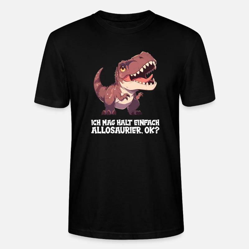 Allosaurier Allosaurus - Stanley/Stella Unisex Bio-T-Shirt CRAFTER - Schwarz