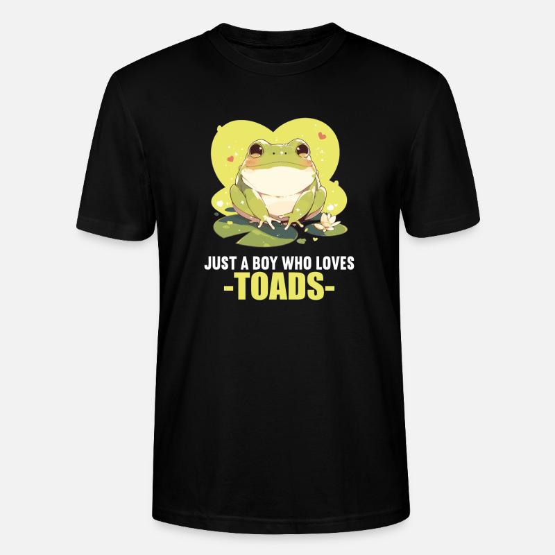 Toad Toads Toad - Stanley/Stella CRAFTER Unisex Organic T-Shirt - black