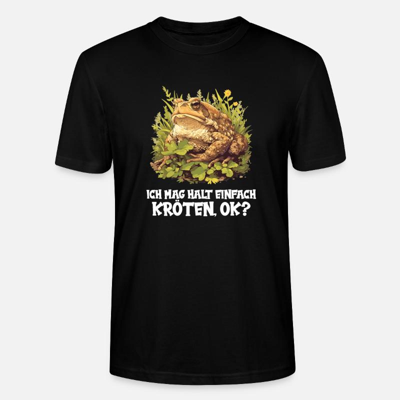 Toad Toads Toad - Stanley/Stella CRAFTER Unisex Organic T-Shirt - black