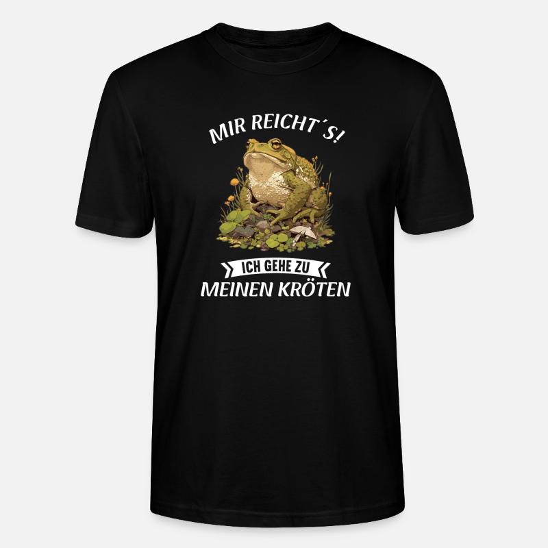 Toad Toads Toad - Stanley/Stella CRAFTER Unisex Organic T-Shirt - black