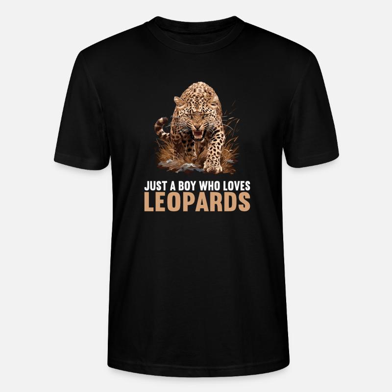 Léopard léopard - T-shirt bio CRAFTER Stanley Stella Unisexe - noir