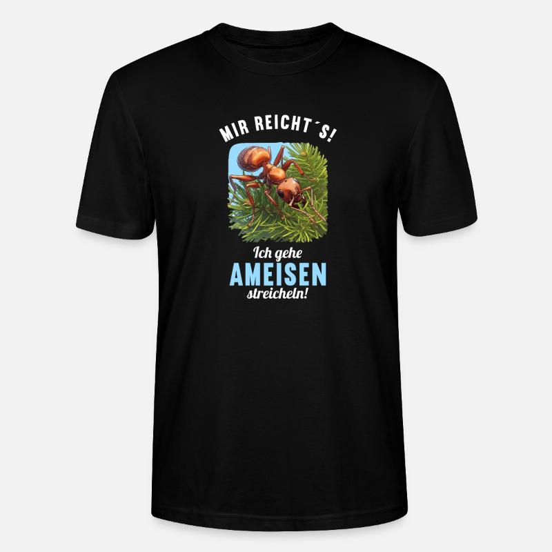 Fourmis fourmis - T-shirt bio CRAFTER Stanley Stella Unisexe - noir