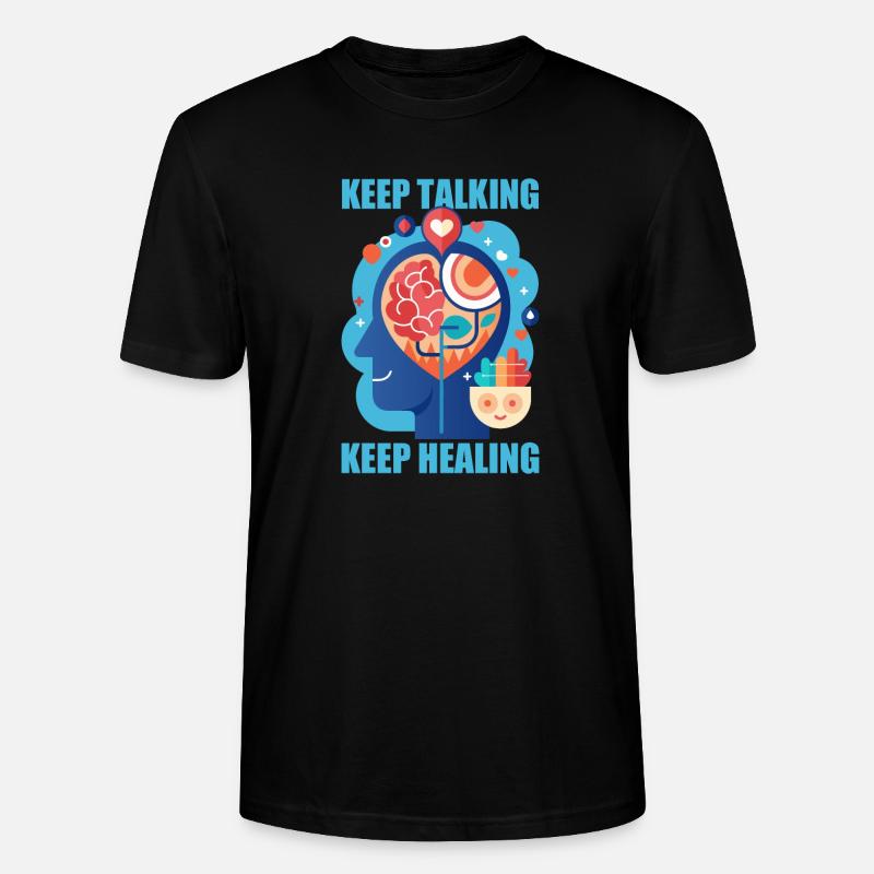 Depression Hilfe - Mental Breakdown - Stanley/Stella Unisex Bio-T-Shirt CRAFTER - Schwarz