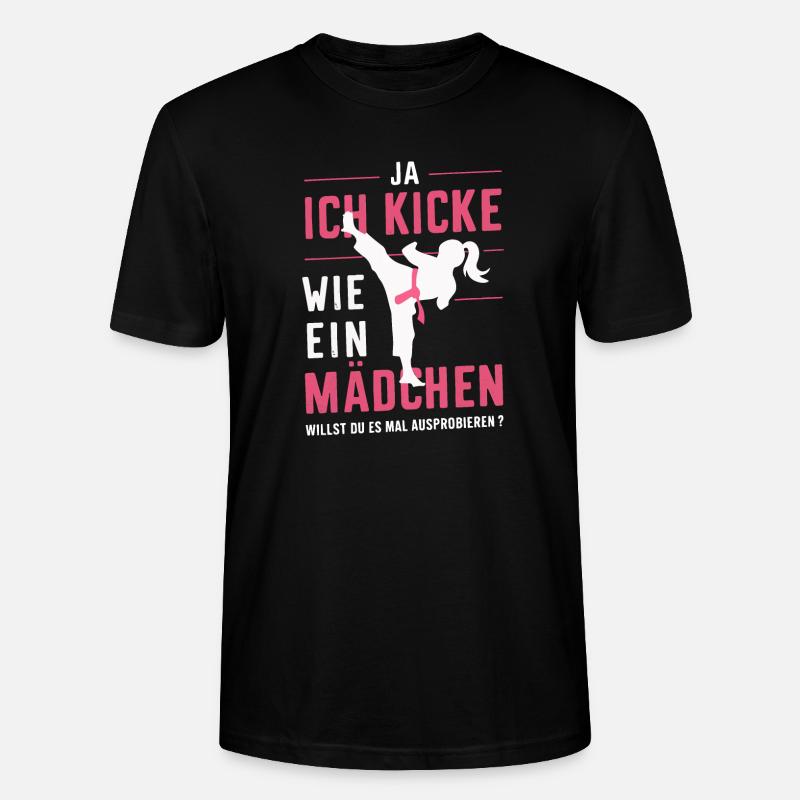 Karate Kampfsport Kämpfer Karate - Stanley/Stella Unisex Bio-T-Shirt CRAFTER - Schwarz