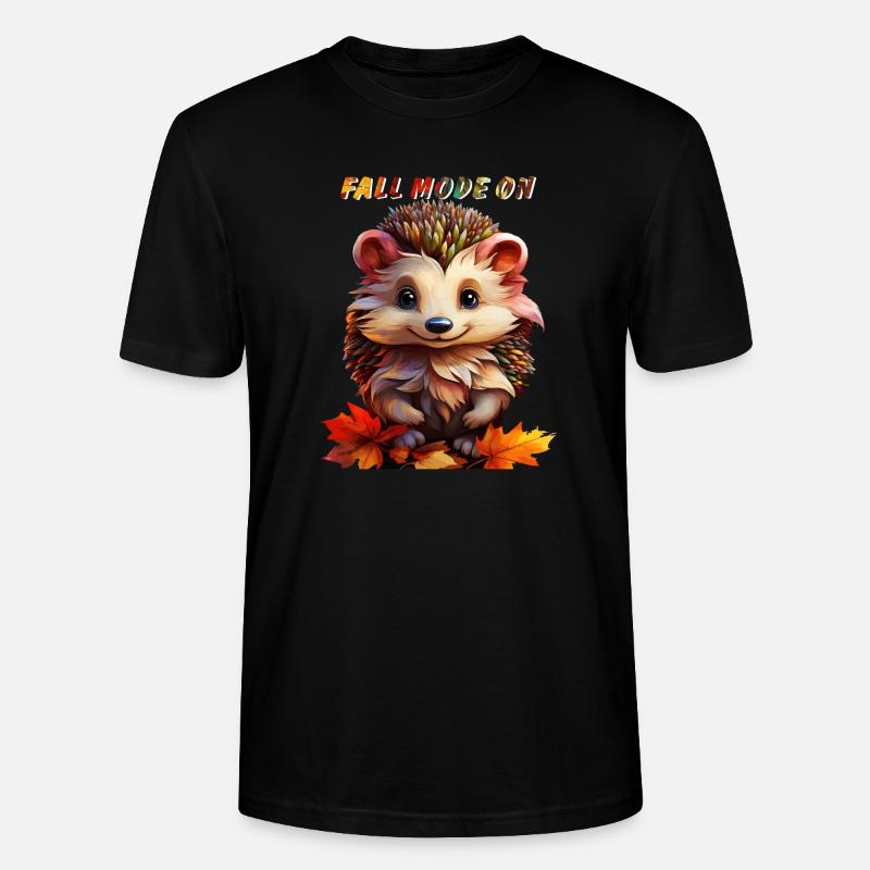 IGEL FALL MODE ON - Stanley/Stella CRAFTER Unisex Organic T-Shirt - black