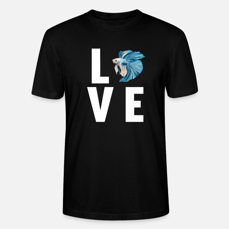 Bettas Betta Poisson Betta - T-shirt bio CRAFTER Stanley Stella Unisexe - noir