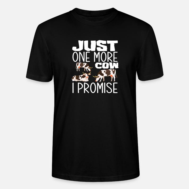 Nur Noch Eine Kuh Versprochen - Stanley/Stella Unisex Bio-T-Shirt CRAFTER - Schwarz