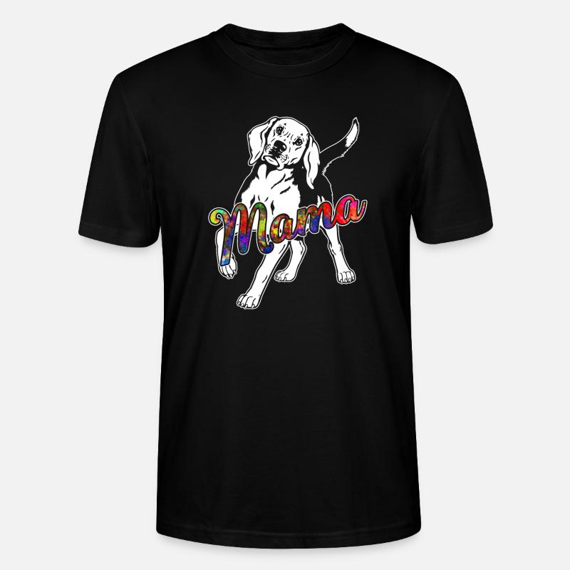 Beagle Beagle Mama - Stanley/Stella CRAFTER Unisex Organic T-Shirt - black
