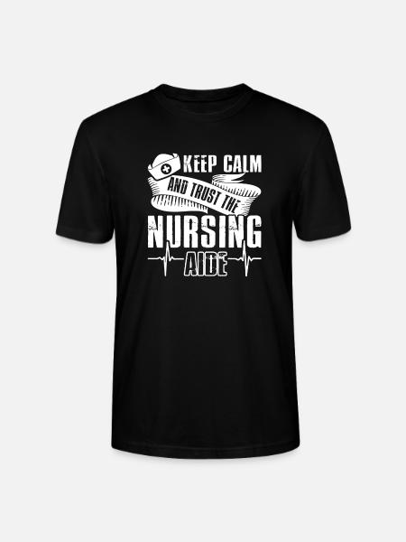 Nursing Aide Trust Nursing Aide - Stanley/Stella CRAFTER Unisex Organic T-Shirt - black