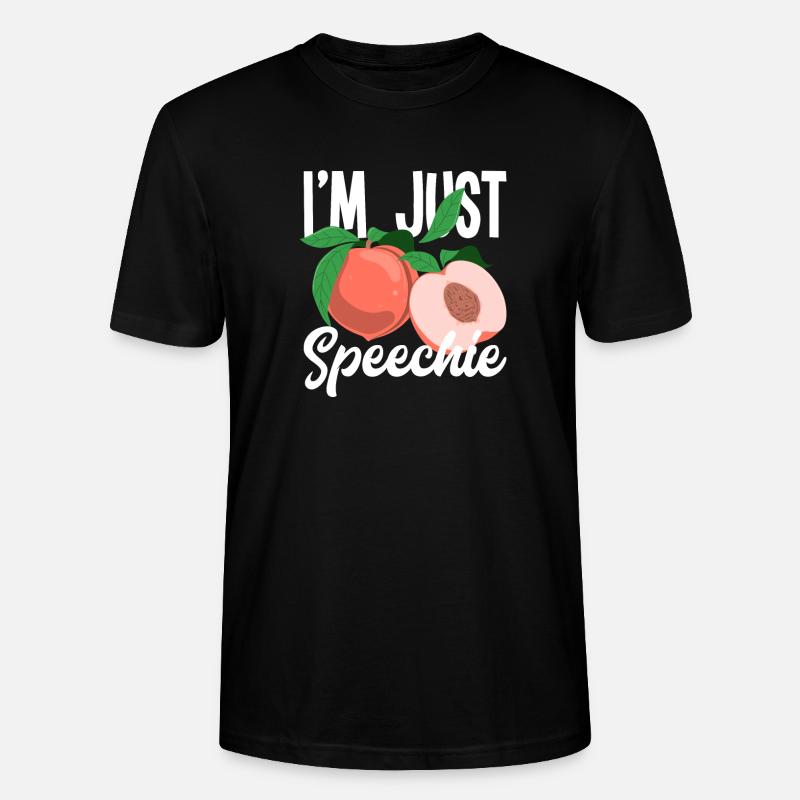 I'm Just Speechie - Stanley/Stella Unisex Bio-T-Shirt CRAFTER - Schwarz