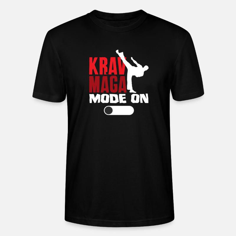 Mode Krav Maga activé - T-shirt bio CRAFTER Stanley Stella Unisexe - noir