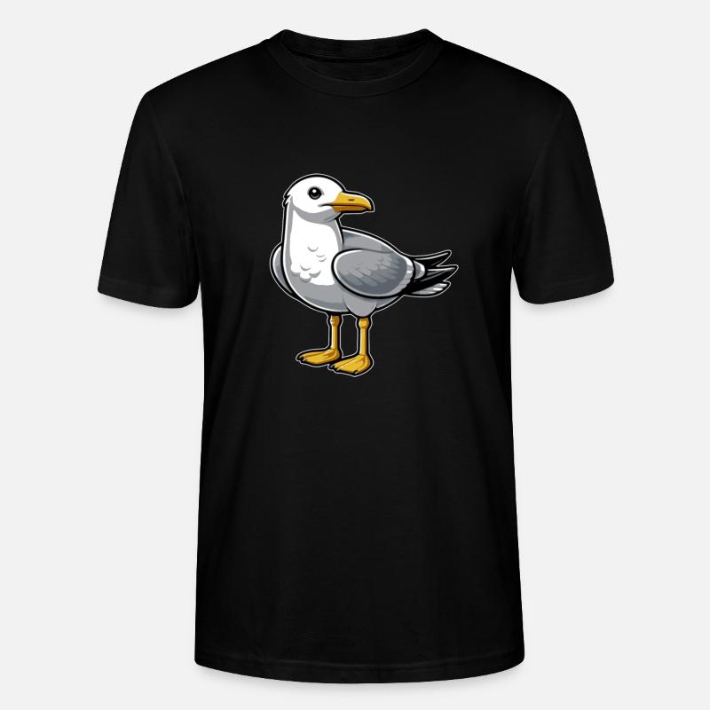 Möwe - Stanley/Stella Unisex Bio-T-Shirt CRAFTER - Schwarz