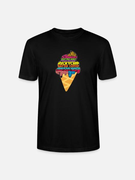 Iselskere Farverig smagsvariation - Stanley Stella CRAFTER unisex økologisk-T-shirt - sort