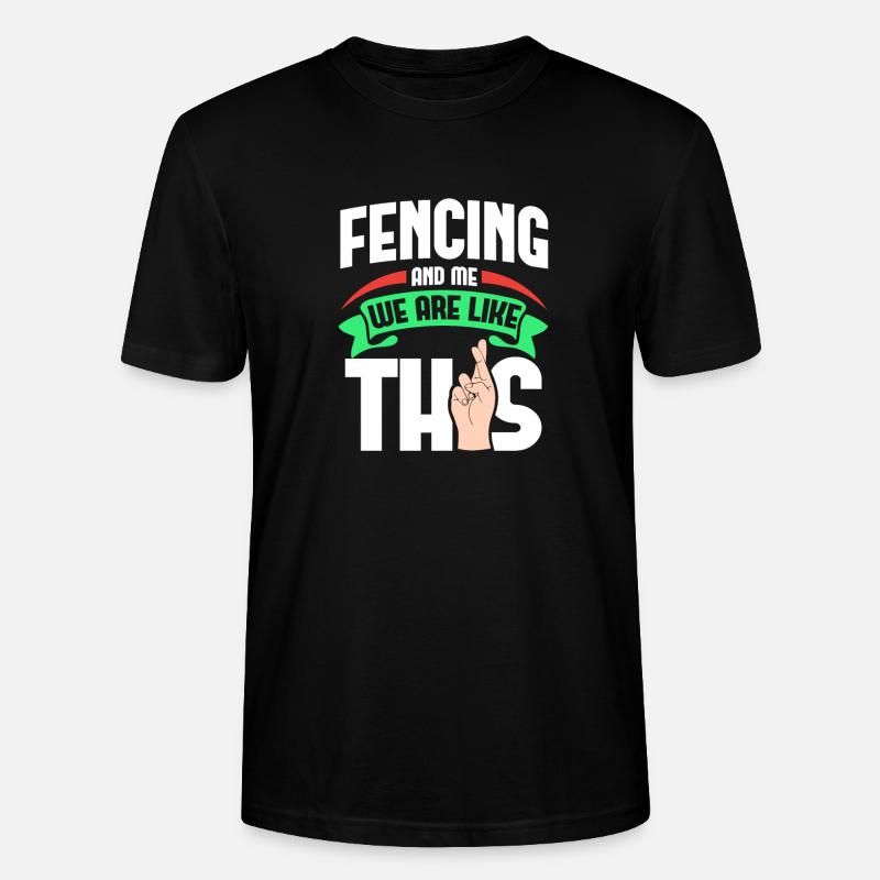 Escrimer moi, c’est comme - T-shirt bio CRAFTER Stanley Stella Unisexe - noir