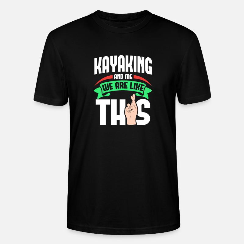 Kayak moi sont comme - T-shirt bio CRAFTER Stanley Stella Unisexe - noir