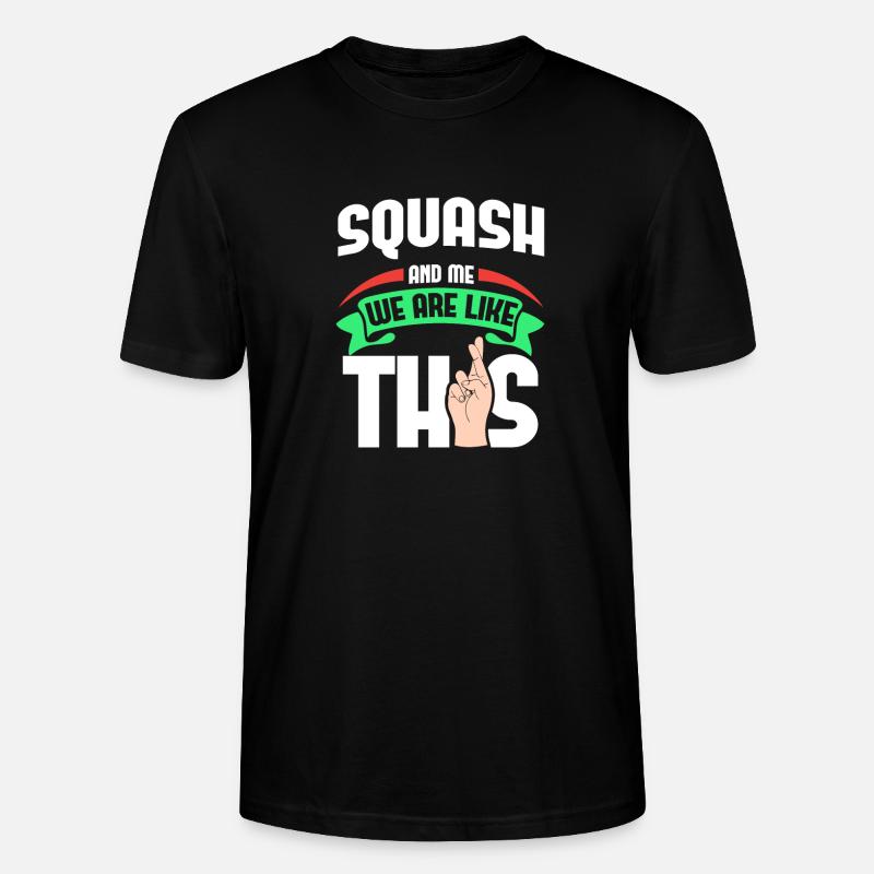 Squash Me sont comme - T-shirt bio CRAFTER Stanley Stella Unisexe - noir