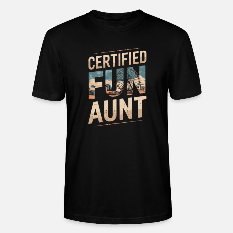 Tante - Stanley/Stella Unisex Bio-T-Shirt CRAFTER - Schwarz