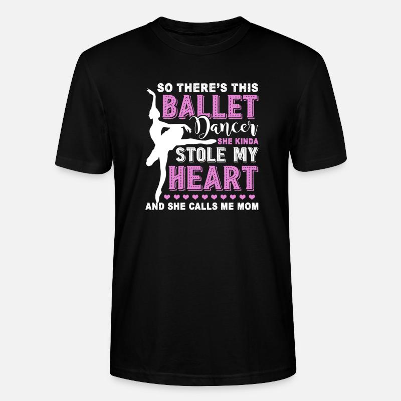 Ballet Dancer Mom - Stanley/Stella CRAFTER Unisex Organic T-Shirt - black