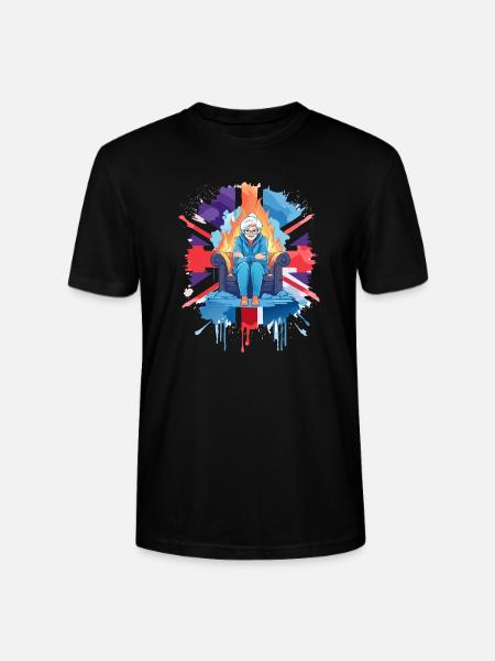 Freezing British Pensioner - Stanley/Stella CRAFTER Unisex Organic T-Shirt - black