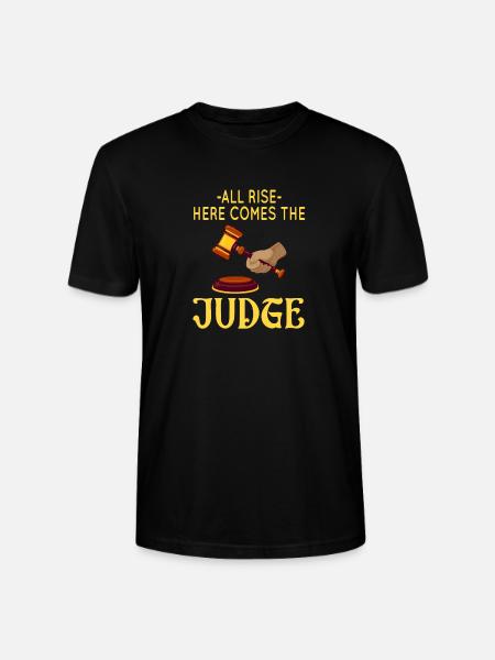 All Rise Here Comes The Judge - Ekologisk T-shirt CRAFTER unisex från Stanley/Stella - svart