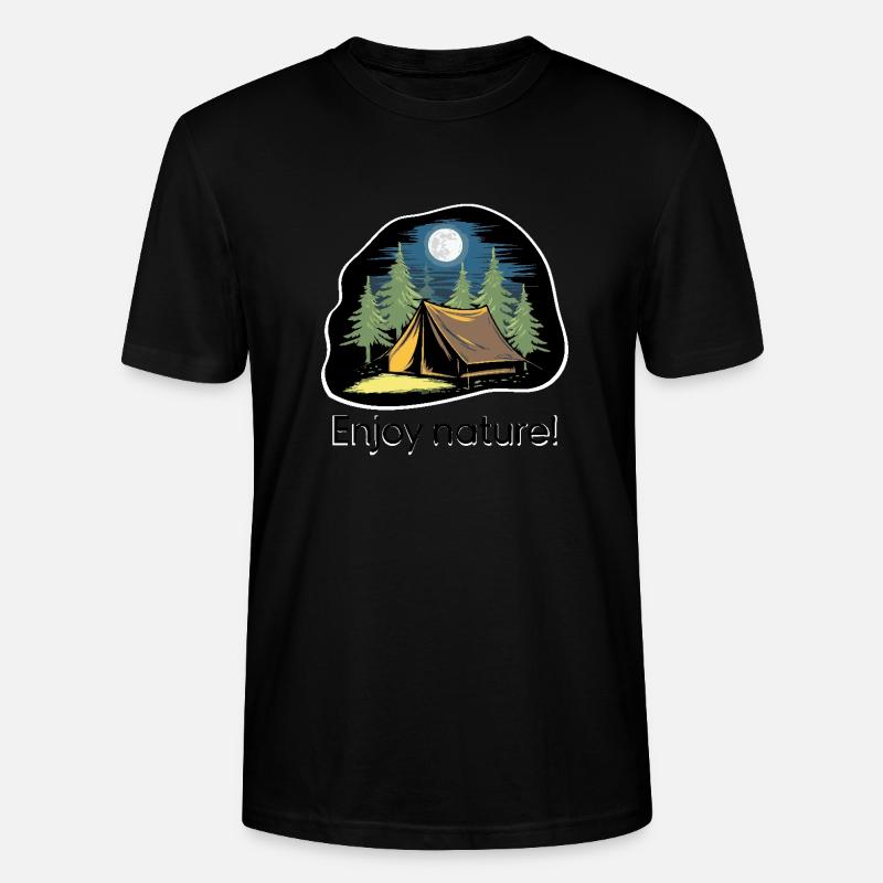 TENTES DANS LES BOIS - T-shirt bio CRAFTER Stanley Stella Unisexe - noir