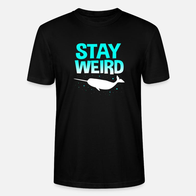 Narwal - Stanley/Stella Unisex Bio-T-Shirt CRAFTER - Schwarz