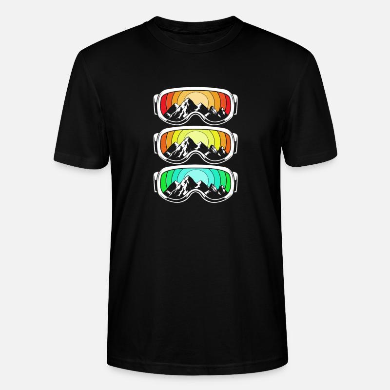 Ski Skiurlaub - Stanley/Stella Unisex Bio-T-Shirt CRAFTER - Schwarz