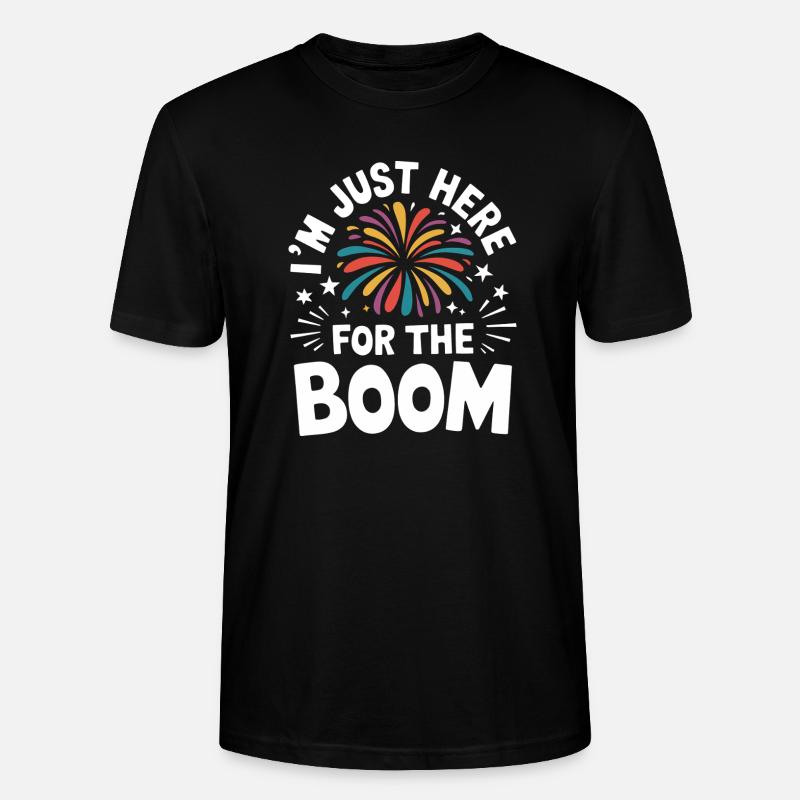 Pyrotechnie Feux d’artifice Pyrotechnie - T-shirt bio CRAFTER Stanley Stella Unisexe - noir