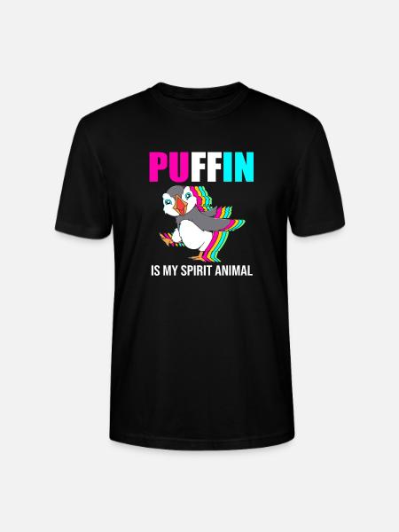 Papageientaucher Puffin - Stanley/Stella CRAFTER Unisex Organic T-Shirt - black