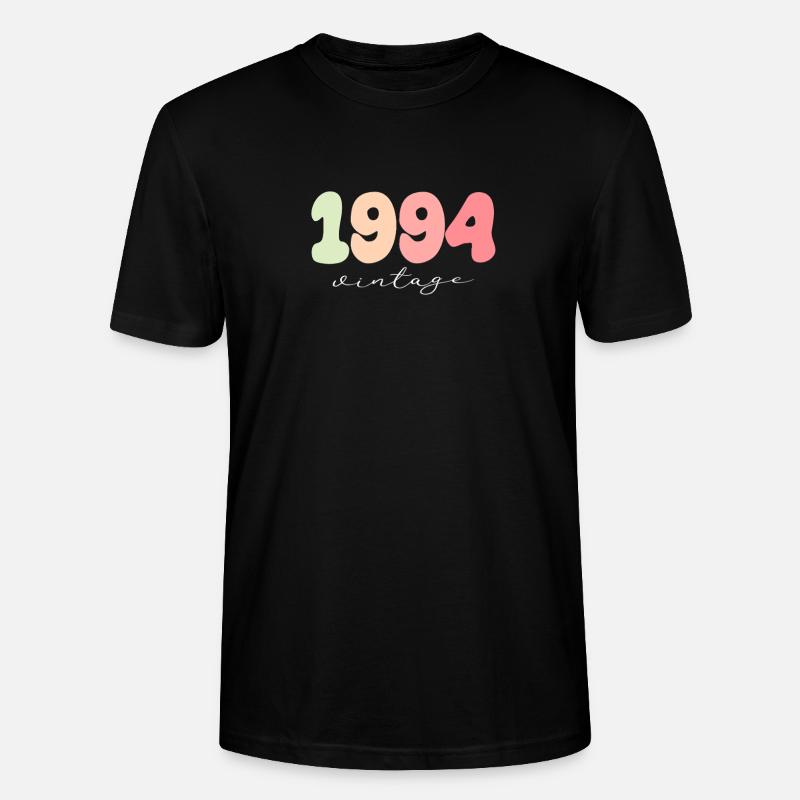 Année de naissance 1994 - T-shirt bio CRAFTER Stanley Stella Unisexe - noir