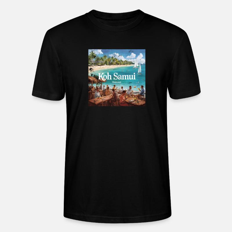 Koh Samui - Stanley/Stella Unisex Bio-T-Shirt CRAFTER - Schwarz