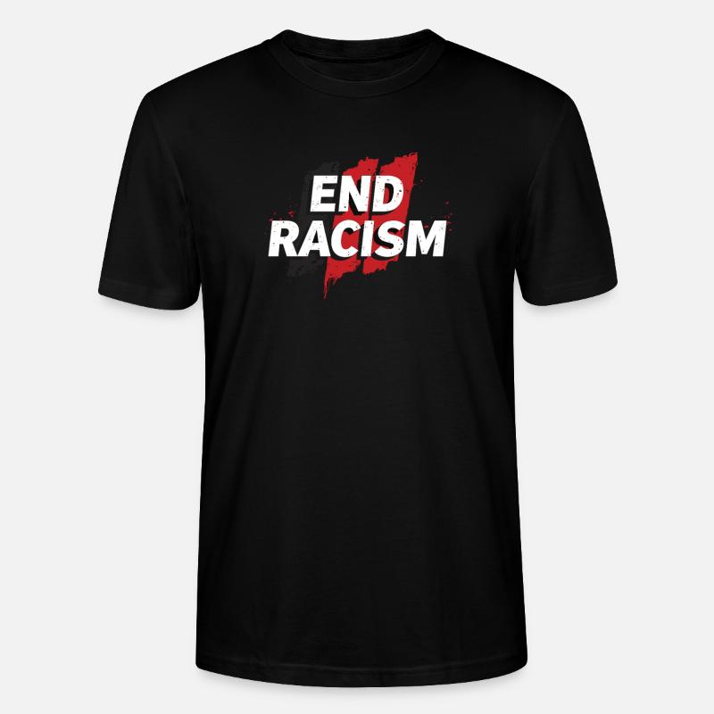 Antiracisme, égalité et diversité - T-shirt bio CRAFTER Stanley Stella Unisexe - noir