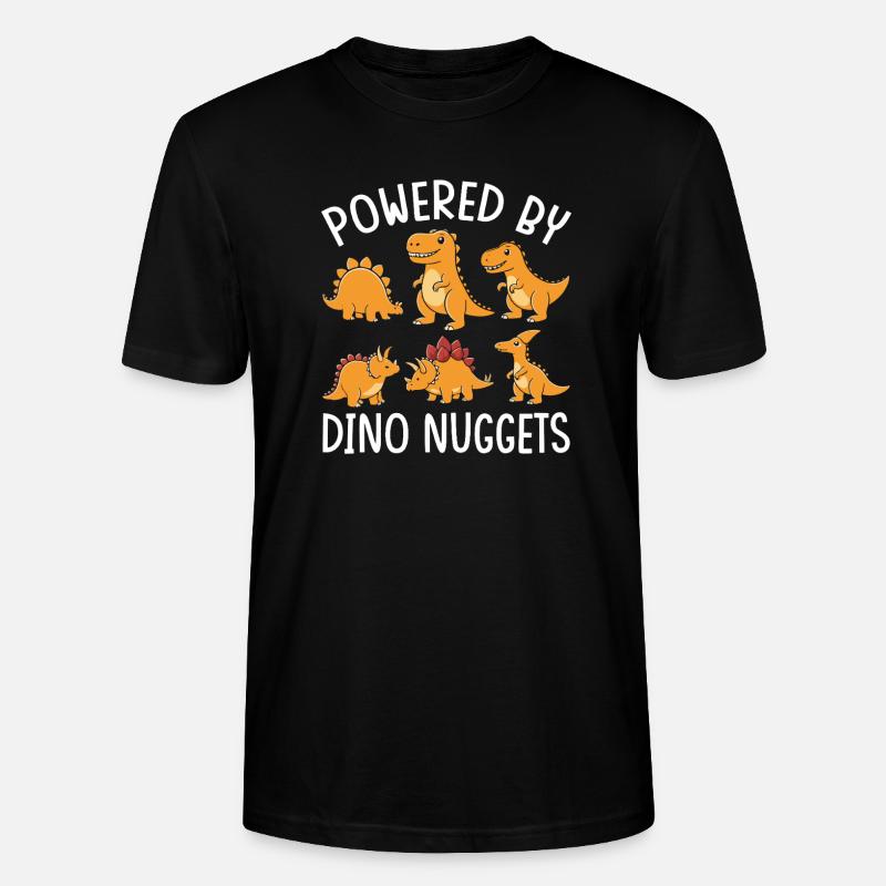 Propulsé par Dino Nuggets - T-shirt bio CRAFTER Stanley Stella Unisexe - noir