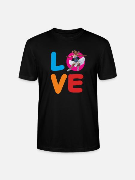 EISKUNSTLAUF LOVE - Stanley/Stella Unisex Bio-T-Shirt CRAFTER - Schwarz