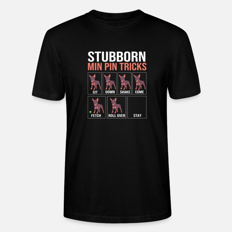 Zwergpinscher - Stanley/Stella Unisex Bio-T-Shirt CRAFTER - Schwarz