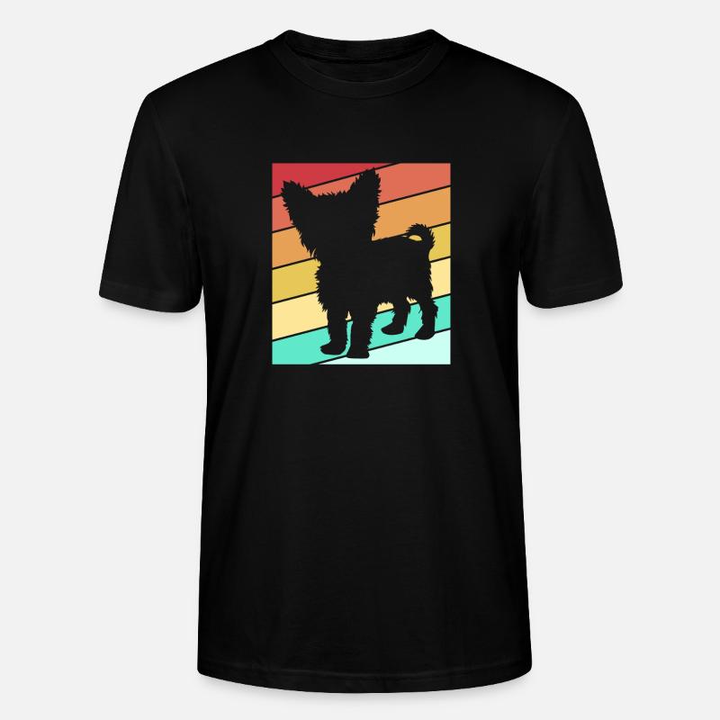 Yorkshire Terrier - Stanley/Stella Unisex Bio-T-Shirt CRAFTER - Schwarz