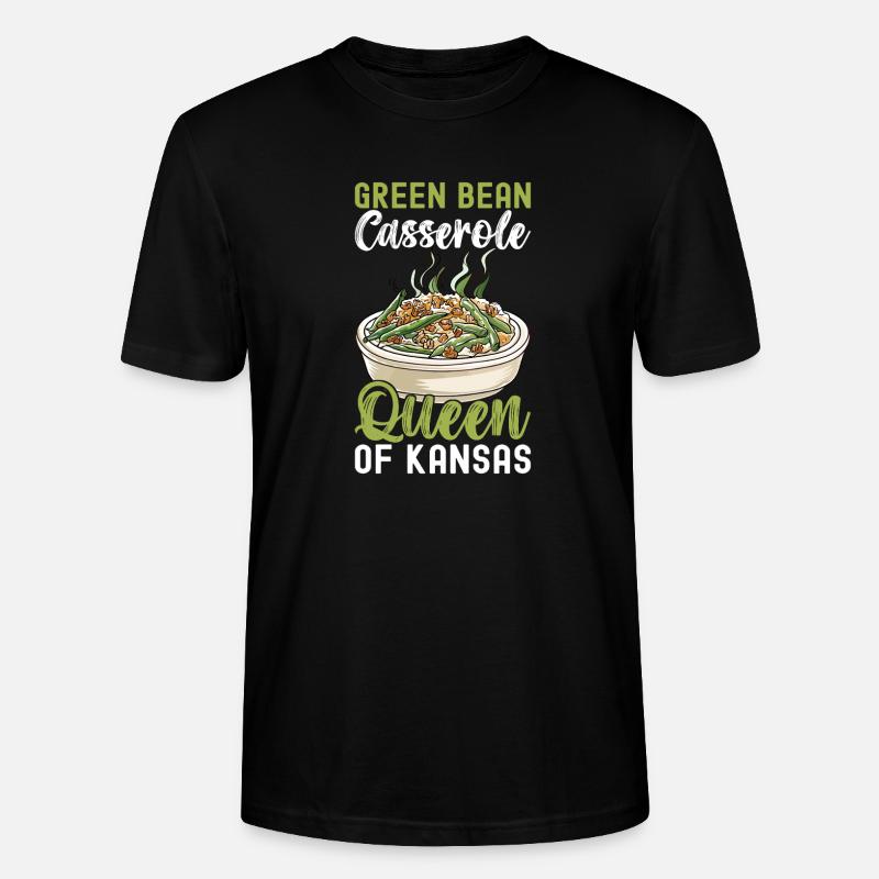 Casserole de haricots verts - T-shirt bio CRAFTER Stanley Stella Unisexe - noir