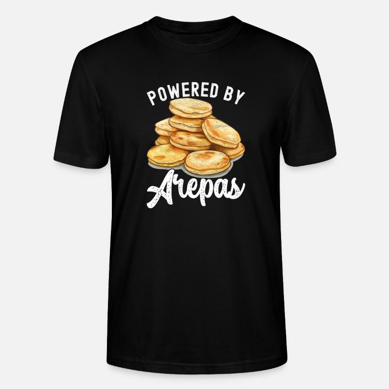 Venezolanische Arepas - Stanley/Stella Unisex Bio-T-Shirt CRAFTER - Schwarz