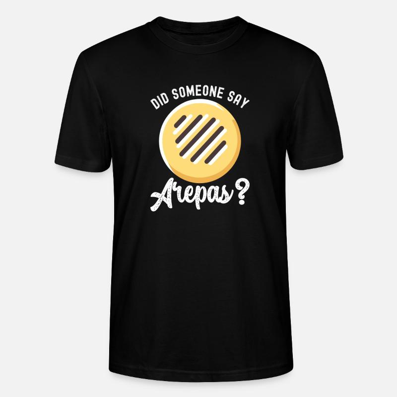 Venezolanische Arepas - Stanley/Stella Unisex Bio-T-Shirt CRAFTER - Schwarz