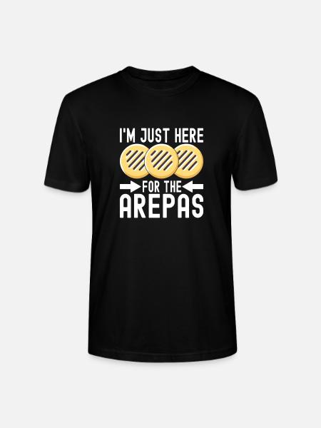 Venezuelan Arepas - Stanley/Stella CRAFTER Unisex Organic T-Shirt - black