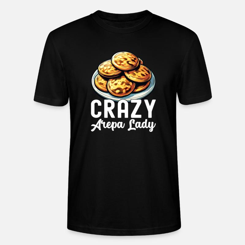 Venezolanische Arepas - Stanley/Stella Unisex Bio-T-Shirt CRAFTER - Schwarz