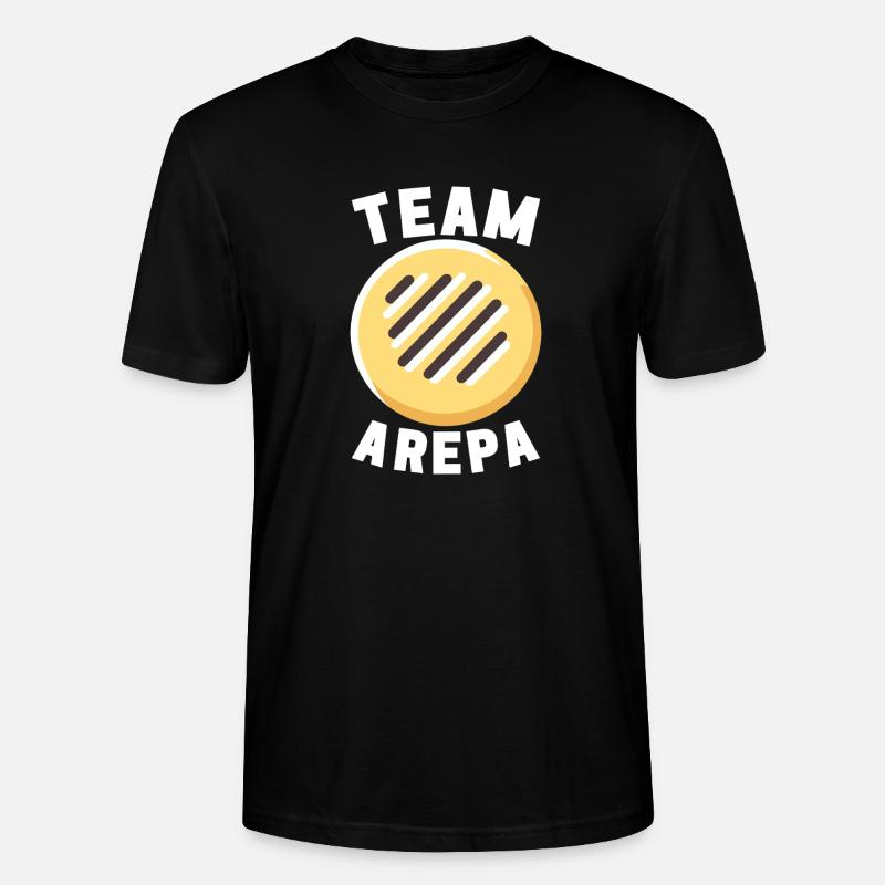 Venezolanische Arepas - Stanley/Stella Unisex Bio-T-Shirt CRAFTER - Schwarz