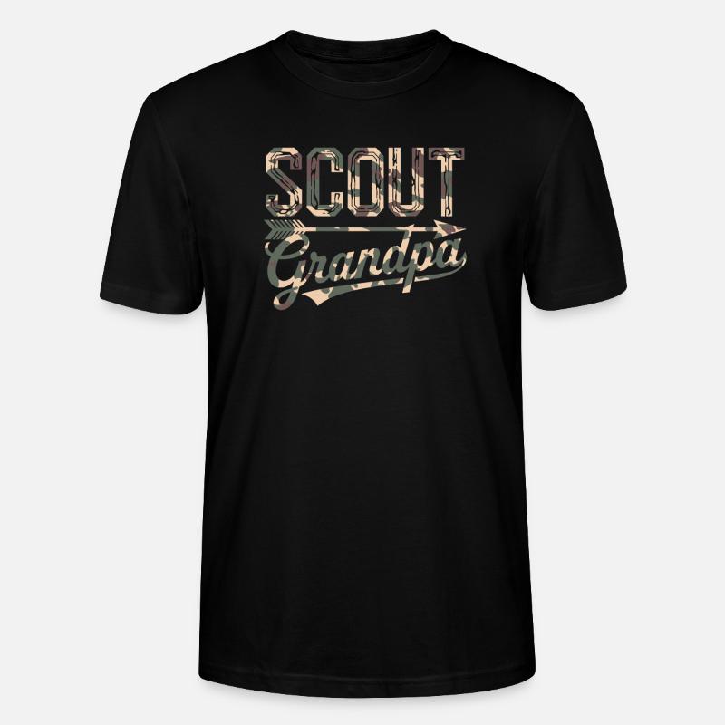 Pfadfinderführer Pfadfinder Camping - Stanley/Stella Unisex Bio-T-Shirt CRAFTER - Schwarz