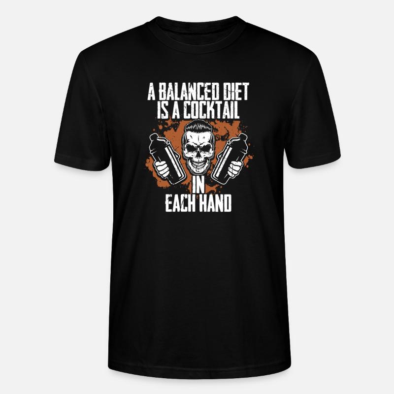 Barkeeper Barmann Bartending - Stanley/Stella Unisex Bio-T-Shirt CRAFTER - Schwarz